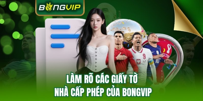 BONGVIP sở hữu giấy tờ cá cược hợp pháp 