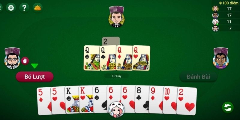Nắm vững luật tiến lên giúp tăng thêm lợi thế