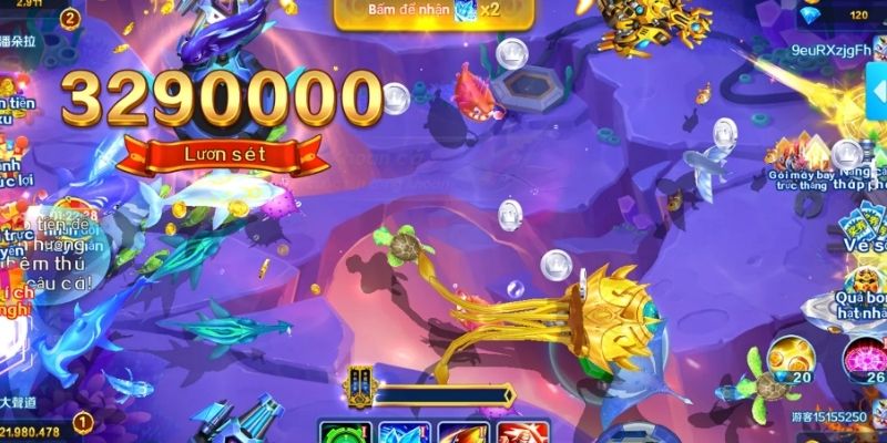 Săn cá Jackpot BONGVIP chân thật với giao diện 3D